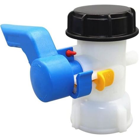 IBC-Wassertankadapter, Absperrklappe, IBC-Tankhahn, Universaladapter, Ersatzventilanschluss, Schlauchanschluss für IBC-Wassertank für den Hausgarten (1/4)