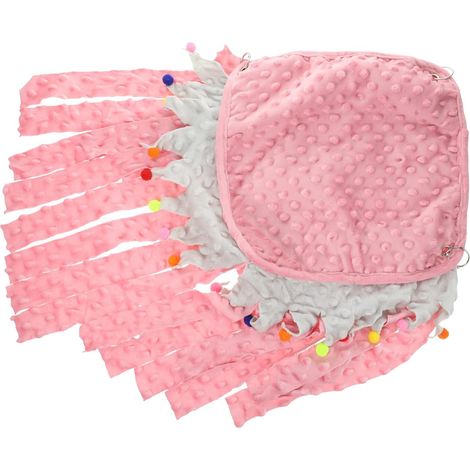 Pink Fabric Hanging Corner Pet Hammock/Hideout (1/5)