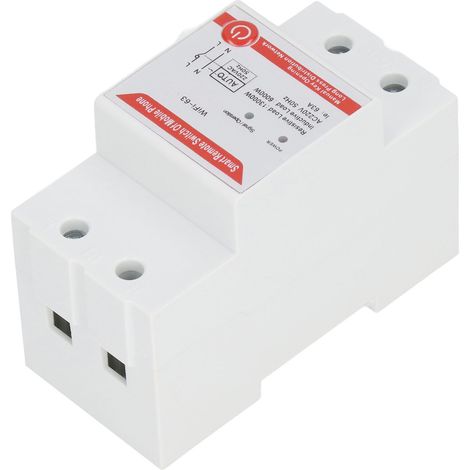 Interrupteur Horaire Sans Fil WiFi Bluetooth Relais Commande à Distance pour Pompe Lumière AC220V 63A (1/5)
