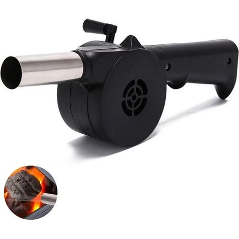 Souffleur manuel, ventilateur portatif pour barbecue extérieur, adapté au barbecue, pique-nique, 1 pièce (1/5)