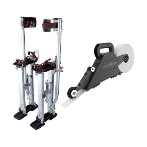 Kit échasses aluminium KRTools de 60 à 101 cm + banjo Hybrid Delko Tools