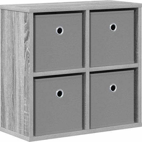 Sideboard with Drawer Grey Sonoma 49.5 x 22 x 47 cm vidaXL