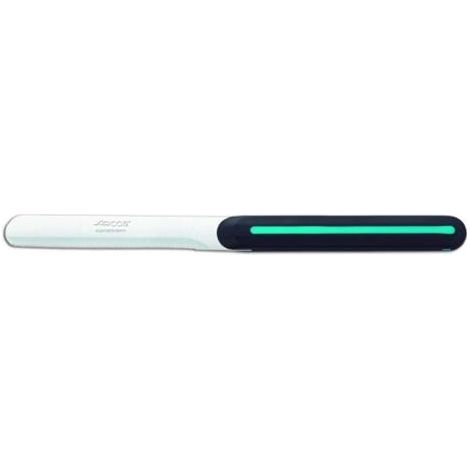 Coltello Arcos Tavolo perla 373624 in acciaio inox in un pezzo unico Nitrum, mango Polipropilene e 10 cm lama in scatola