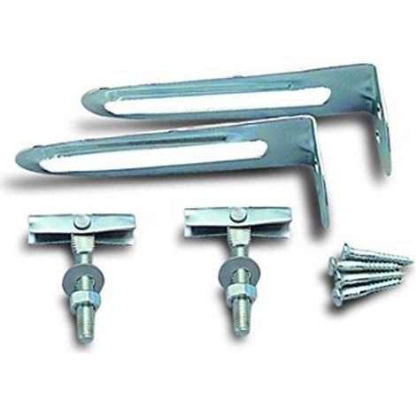 Anzapack 802041J Lot De 2 Equerres De Fixation De Lavabo