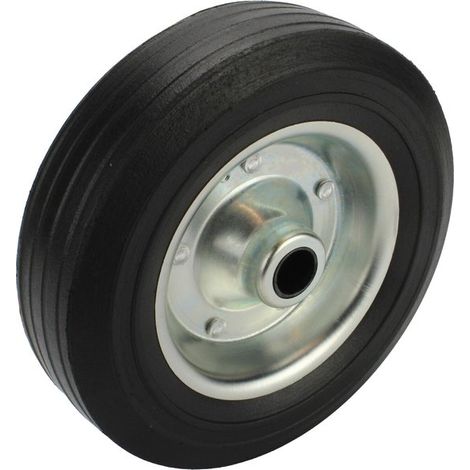 Roue jockey universelle 200x60 avec jante en acier (1/5)