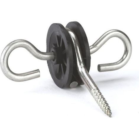 Isolateur Double Ancrage Fixation Ultra-robuste Pour Clôtures électriques - Générique