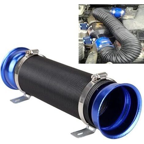 Ahlsen 76-mm-Universalschlauch für die Kaltluftansaugung des Motors – Blau und Schwarz (1/5)