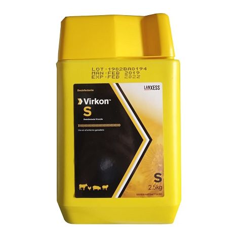 Virkon S, viruzides Desinfektionsmittel gegen Viren, die Produktionstiere und husliche (zotale) - 2,5 kg Staub beeinflussen