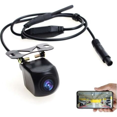 WiFi caméra de recul caméra de recul Vue arrière 12V Mini Corps étanche tachygraphe pour iPhone et Android