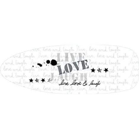 MSV Love-Fodera per asse da stiro in titano/cotone, 145 x 55 cm, colore: multicolore (1/4)