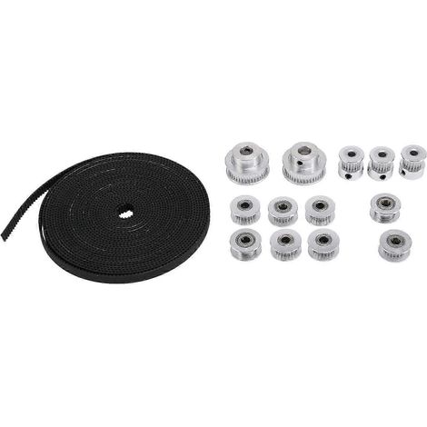 Titre optimisé pour le kit de poulie de renvoi VzBoT Vz235 avec courroie de 6 mm pour imprimante 3D : poulie de renvoi Gates 2GT, poulie de distribution 20 dents (alésage 5 mm) et poulie 40 dents (alé (1/4)