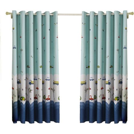 Ensemble de 2 Rideaux en Voile Dégradé à Oeillets - Polyester Changeant de Couleur - Décoration pour Salon, Chambre ou Bureau - Blanc et Gris 130x240cm (1/5)