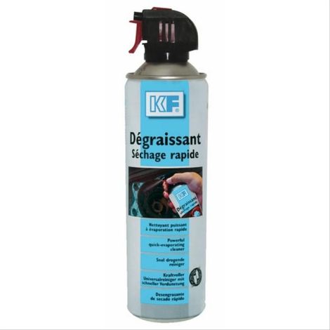 Dégraissant à séchage rapide KF - aérosol 650ml brut - 500ml net