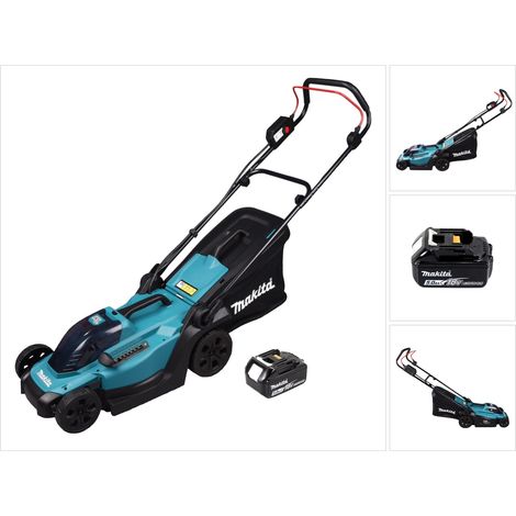 Makita DLM 330 T1 cortacésped sin cable 18 V 33 cm 30 l + 1x batería 5.0 Ah - sin cargador