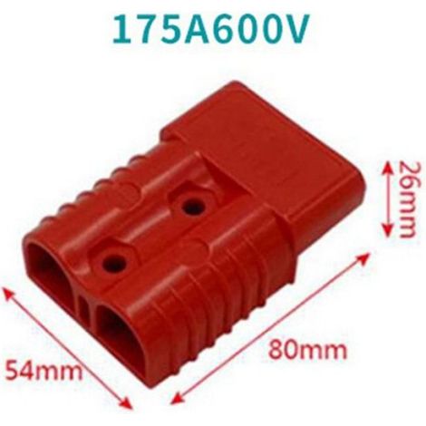 2 Pièces de Prise de Connexion 175A 600V Batterie Connecteur Prise D'Alimentation Connexion de Treuil Gris pour un Maximum de Fil (1/5)