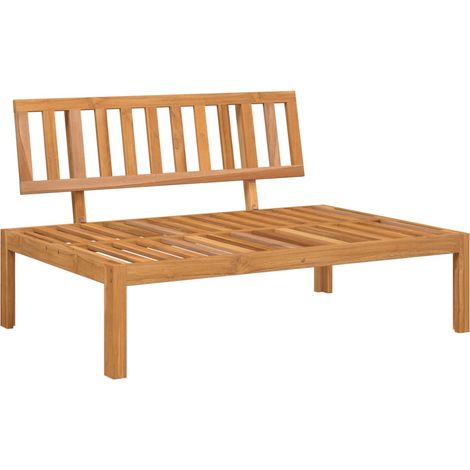 Maison Exclusive - Garten-Mittelsofa aus Paletten Massivholz Akaz