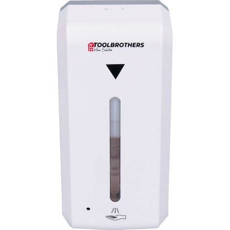 Toolbrothers kontaktloser automatischer Desinfektionsspender Sensor zur Wandmontage, 1000ml Tank, Netz- und Batteriebetrieb für öffentliche Einrichtungen (1/5)