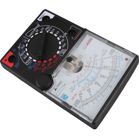 Multimètre analogique ampèremètre voltmètre ohmmètre avec sondes de test outil dépannage formation YX‑360TRE‑L‑B avec buzzer (1/5)