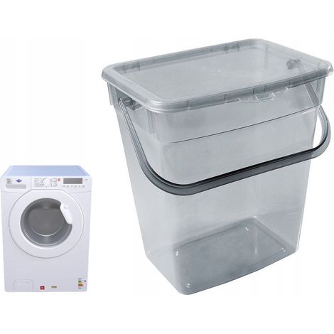 Contenitore per polvere Plast Team da 6 litri, grigio trasparente (1/5)
