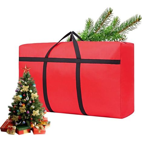 Sac Rangement Sapin De Noel,Sac de Rangement de Sapin, Sac de Rangement pour Sapin de Noël Artificiel - Avec Poignées Renforcées (1/5)