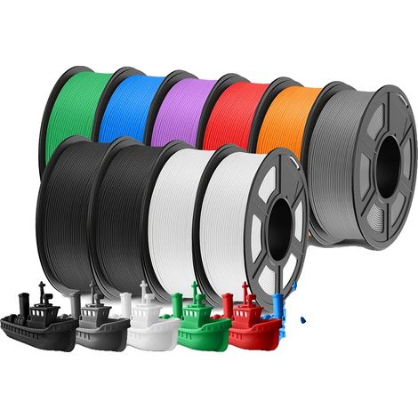 Filamento per stampante 3D, materiale ecologico, ad alta resistenza, PLAmatte-Mix1-11KG (1/2)