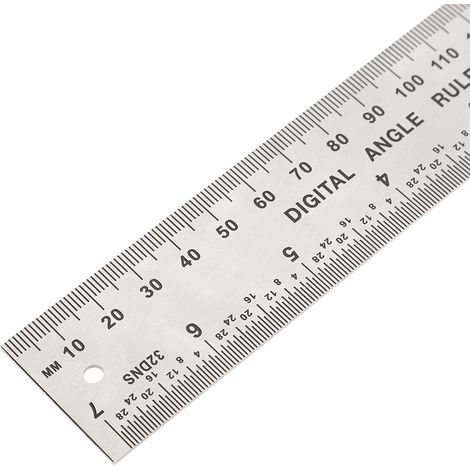 Digitaler Winkelmesser, elektronischer Winkelmesser aus Edelstahl, 360°-Winkelmesser, 0–200 mm (1/5)
