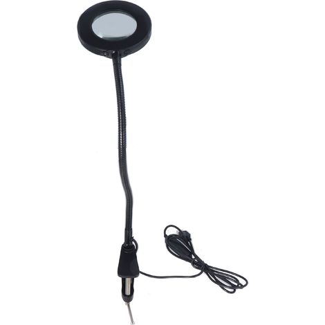 USB-LED-Vergrößerungslampe mit Klemme, Glas, 11 einstellbare Helligkeitsstufen zum Löten (1/5)