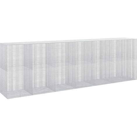 Gabion with 3.5 mm Wire and 5x2.5 cm Mesh 650x100x200 cm vidaXL (1/5)