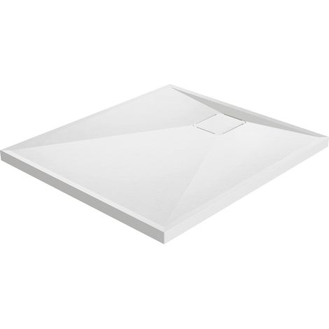 Acryl Duschwanne Weiß 90x80cm Rechteckig Duschtasse Set ohne Ablassschraube - 3 Größen - 90x80cm oder 100x80cm oder 120x80cm (1/5)