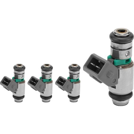 Iniettore di carburante, lunghezza 47,2 mm, compatibile con Renault, 2 contatti di connessione, tipo di carburante: benzina, iniezione nel corpo farfallato (1/5)