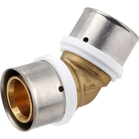 Pressfitting-Winkel 45° - 32 x 3,0 mm für MV-Rohr