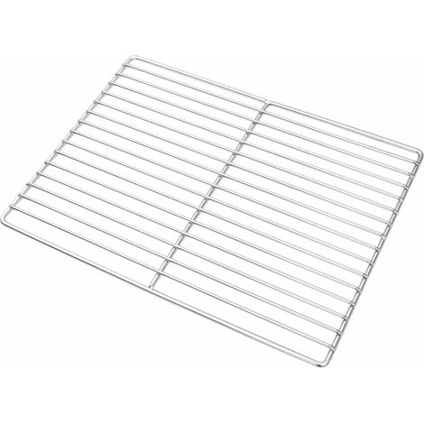 Grille de barbecue Argent 40 x 30 cm Acier inoxydable CFW92170 (1/5)