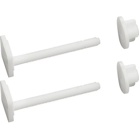 Fijaciones para Tapa de Inodoro QUICK PLOMBERIE - Tornillo de 8x75mm Cabeza Cuadrada 27 x 2 Unidades