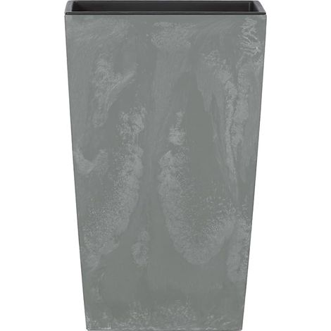 Vaso per piante in cemento 26l leggero grigio (1/3)