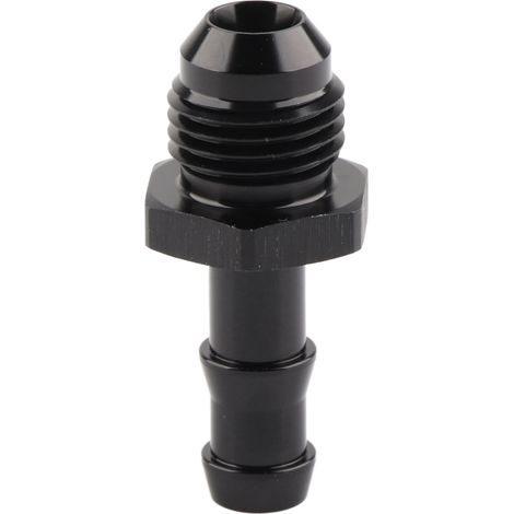 Raccord cannelé pour tuyau - Filetage mâle 6 AN évasé à 5/16 pouce, convient aux conduites de carburant en caoutchouc/plastique/nylon (1/5)