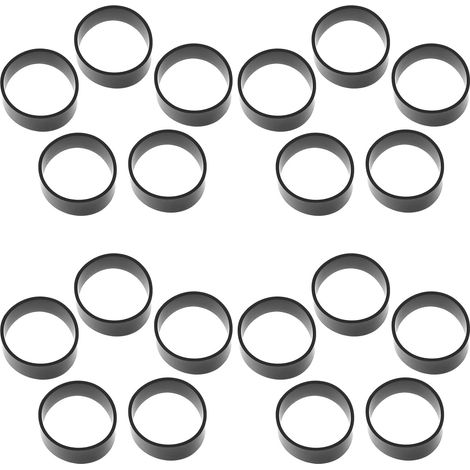 500 Pieces Organization Flexible Silicone Durable Office Pieces Bands