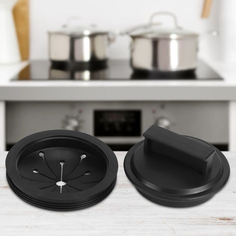 Bouchon de vidange et protection anti-éclaboussures pour broyeur d'évier - Accessoire pour broyeur de déchets alimentaires de cuisine (1/5)