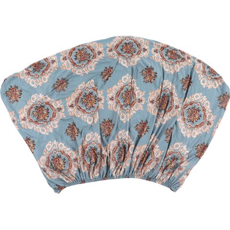 Housse de canapé sans bras protection intégrale, motif fleuri brocart, extensible, lavable et résistante pour futon (1/5)