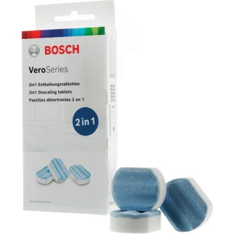 Pastillas descalcificadoras Bosch Serie Vero 2 en 1 00312093 / TCZ8002A / 00576694 (3 uds.) (1/4)