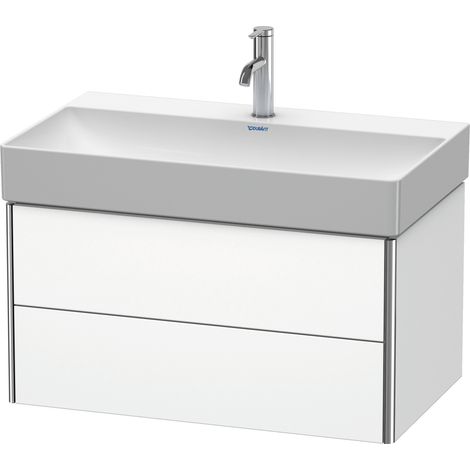 Duravit XSquare Meuble sous-lavabo suspendu, 2 tiroirs,