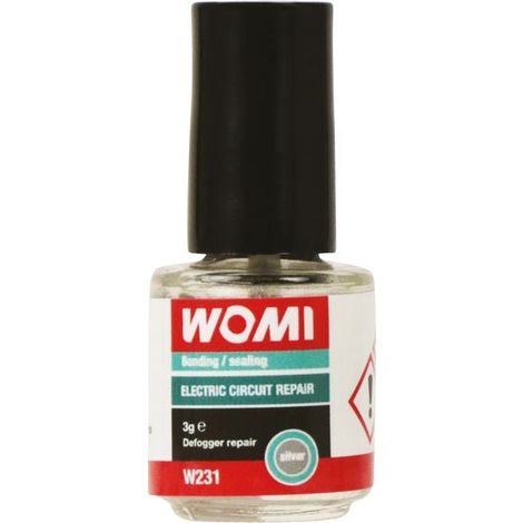 COLLE GLUE CONDUCTEUR ELECTRIQUE REPARATION CIRCUIT ARGENT WOMI W231 (1/2)