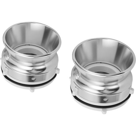 1 Paire Adaptateur Universel 10 Pouces pour Studer Revox Akai Teac, Aluminium Argenté - Compatible Bobines NAB (1/5)