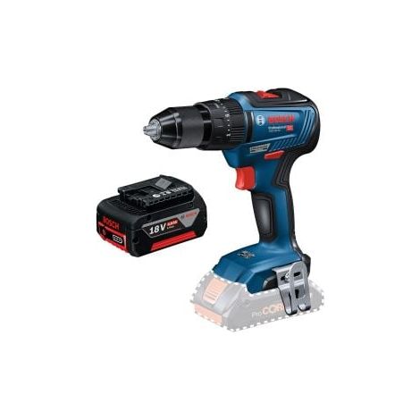 Bosch trapano-avvitatore a percussione a batteria GSB 18V-55 / 1x batteria 4,0 Ah