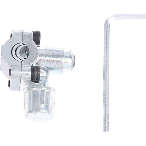 Vanne de perçage en alliage de zinc BVP-31, raccord de robinetterie, vanne de climatisation pour unité de réfrigération, vanne de perçage à aiguille pour réfrigérateur, en stock. (1/4)