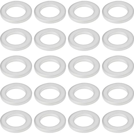 20 Pièces Rondelles d'écrasement Vidange d'huile M12 12x20x2 mm Joints d'étanchéité en Aluminium Compatible avec CB125F GLR125 2017-2020 (1/5)