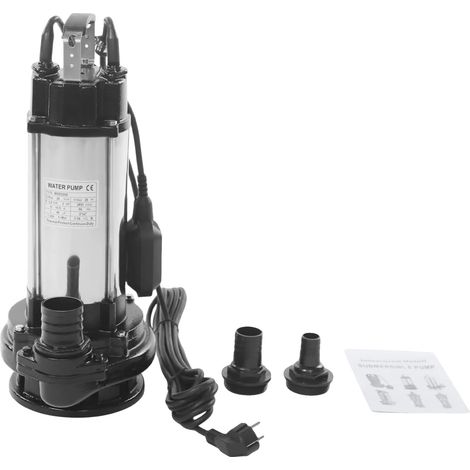 Pompe à eaux usées, 2200 W, Capacité 26 m³/h, Hauteur de refoulement maximale 25 m, Tension 230V, Protection IP68 (1/5)