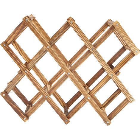 Kit Porte-bouteilles de vin compact bois - cuisine efficace - bois naturel de qualité - outil culinaire essentiel (1/5)