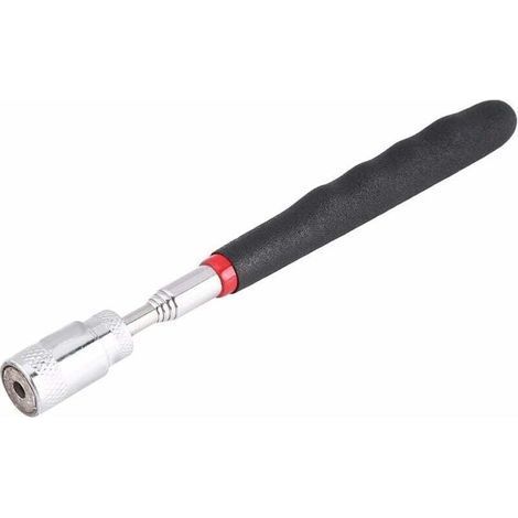 Magnetic Finger - Telescopic Magnetic Pickup Tool Magnetic Pickup with Foam Wrist and LCD Display Pickup Extends from 7.5-27.5" Ideal for Corners and Dark Places (1/5)