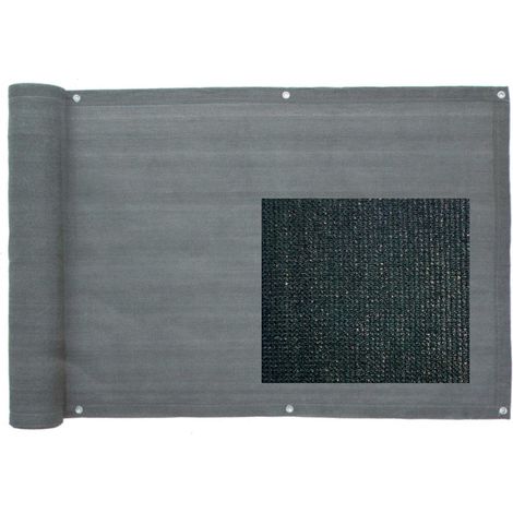 Balkonsichtschutz 6m Windschutz Balkonverkleidung Sichtschutzmatte Sichtschutz - grün (1/2)