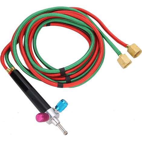 Torche à oxygène pour soudage et brasage avec 5 embouts remplaçables pour le traitement des bijoux (S) (1/5)